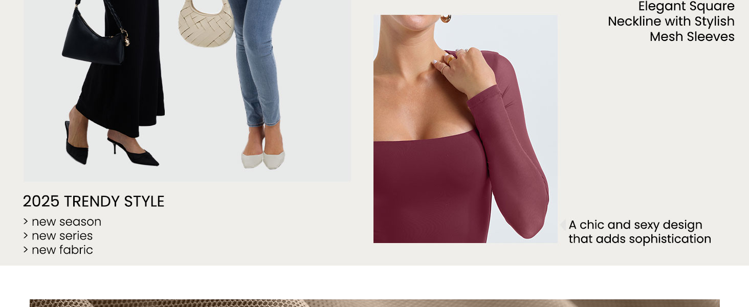 mesh long sleeve tops for women