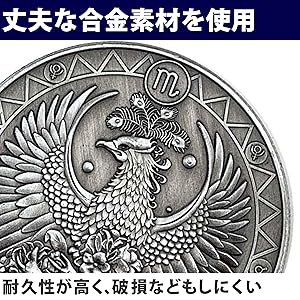 Amazon.co.jp: Felimoa 12星座コイン 記念コイン お守り