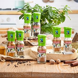 Linee Fairtrade Bio Biologiche Spezie ed Erbe Aromatiche Cannamela