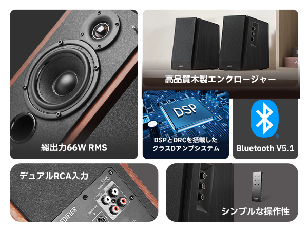 Amazon.co.jp: 「EDIFIER直営店」Edifier R1700BT Bluetooth