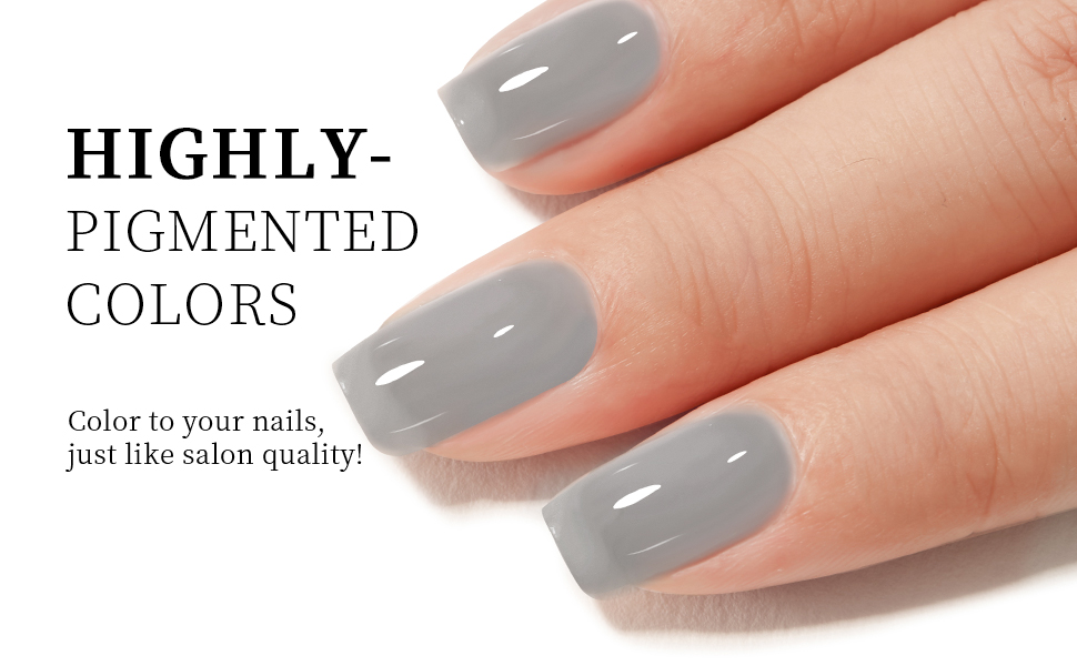 Grey JEL NAIL POLISH