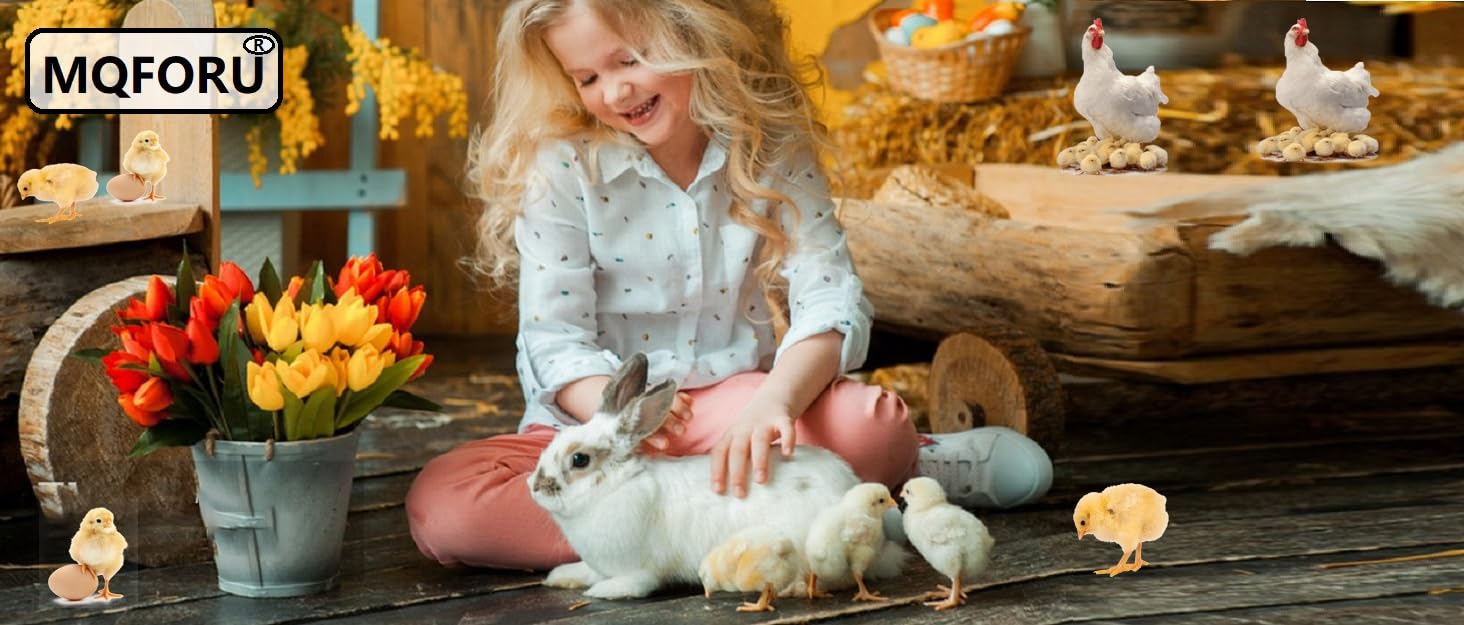 MQFORU Chicken Coop Heater, 140 Watts Radiant Heat Chicken