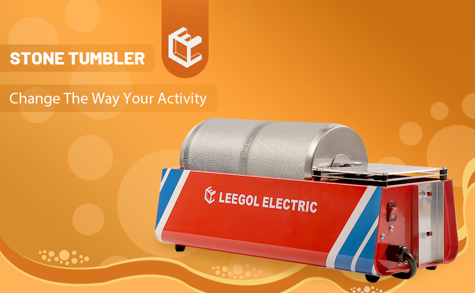 LE Leegol Electric Rock Tumbler Machine (Pro Double Barrel) Amazon.ca