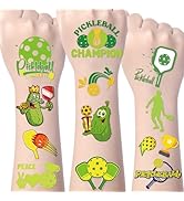 Yoyuspy Pickleball Temporary Tattoos Stickers - 200+ Pickleball Birthday Party Favors Decorations...