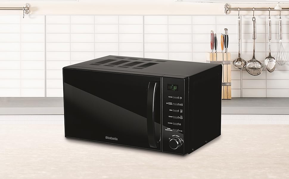 Brabantia BBEK1145DG Microwave with Grill Function 13 Automatic