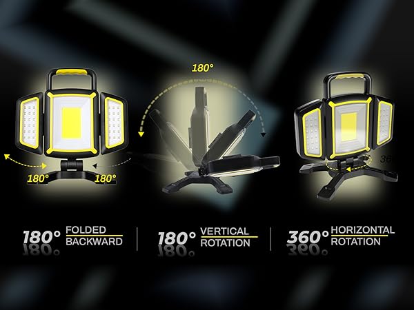 Yzoni Rechargeable Work Light, 30W 3000Lumen LED Work Light