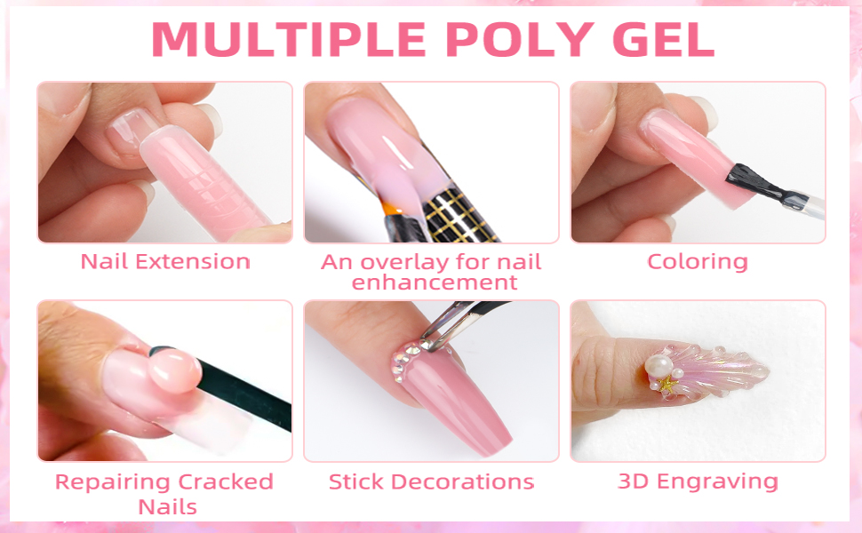 poly gel nail kit