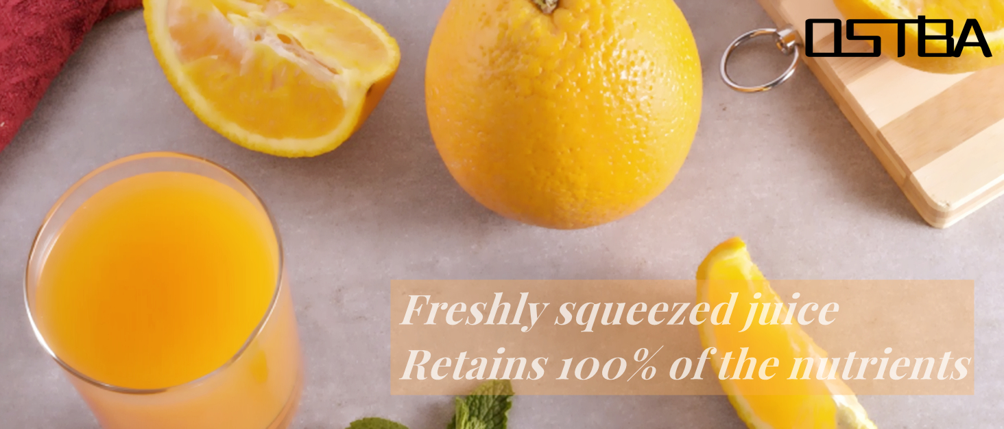 OSTBA Electric Citrus Juicer with Two Cones for Easy Use, Lemon Lime