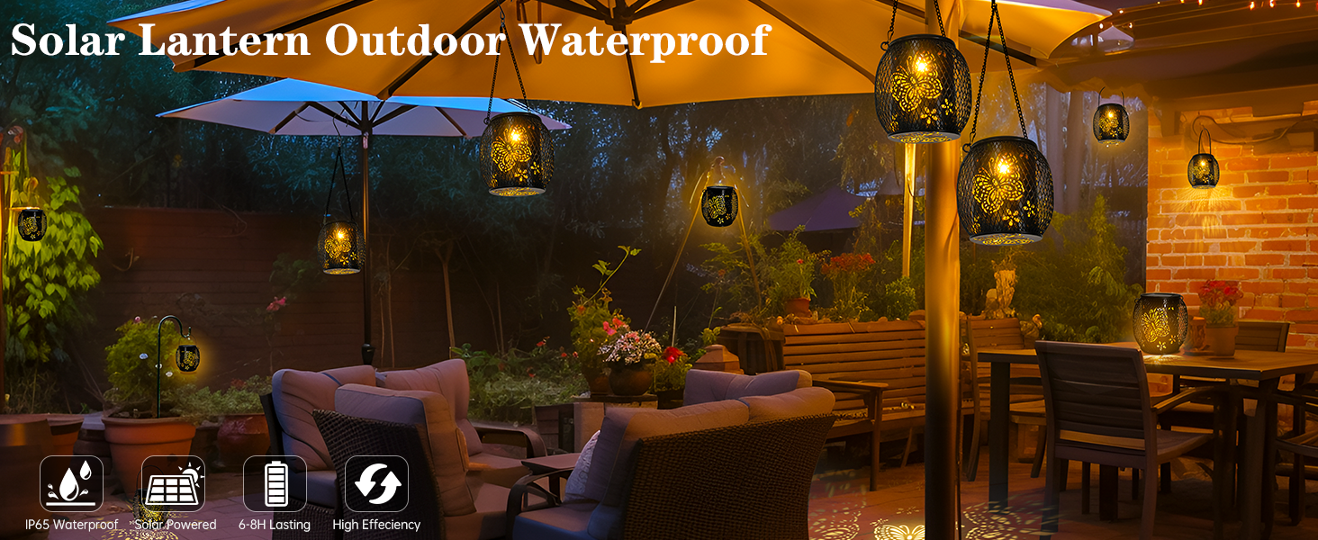 solar lanterns outdoor waterproof