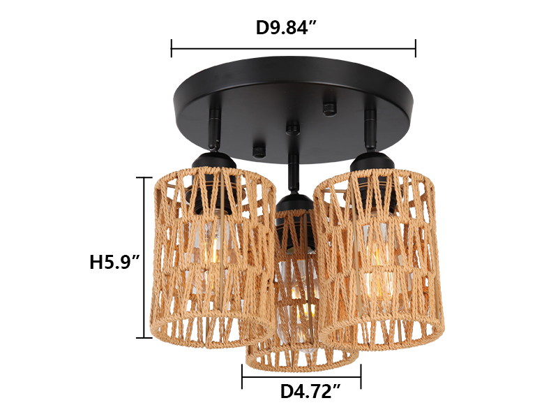 ceiling light fixtures flush mount