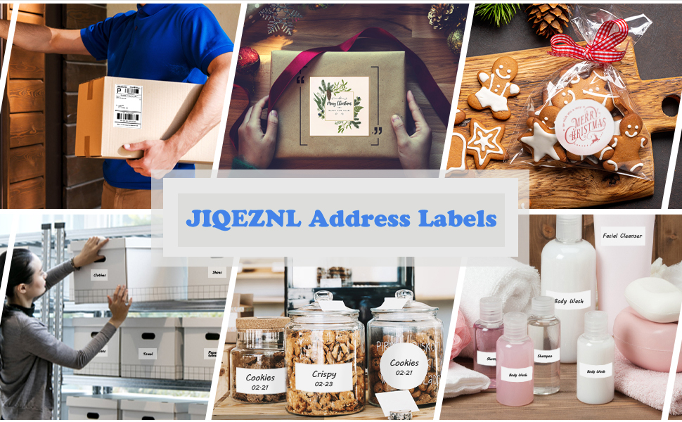 Address Labels, JIQEZNL Premium 1" x 25/8" Mailing Labels