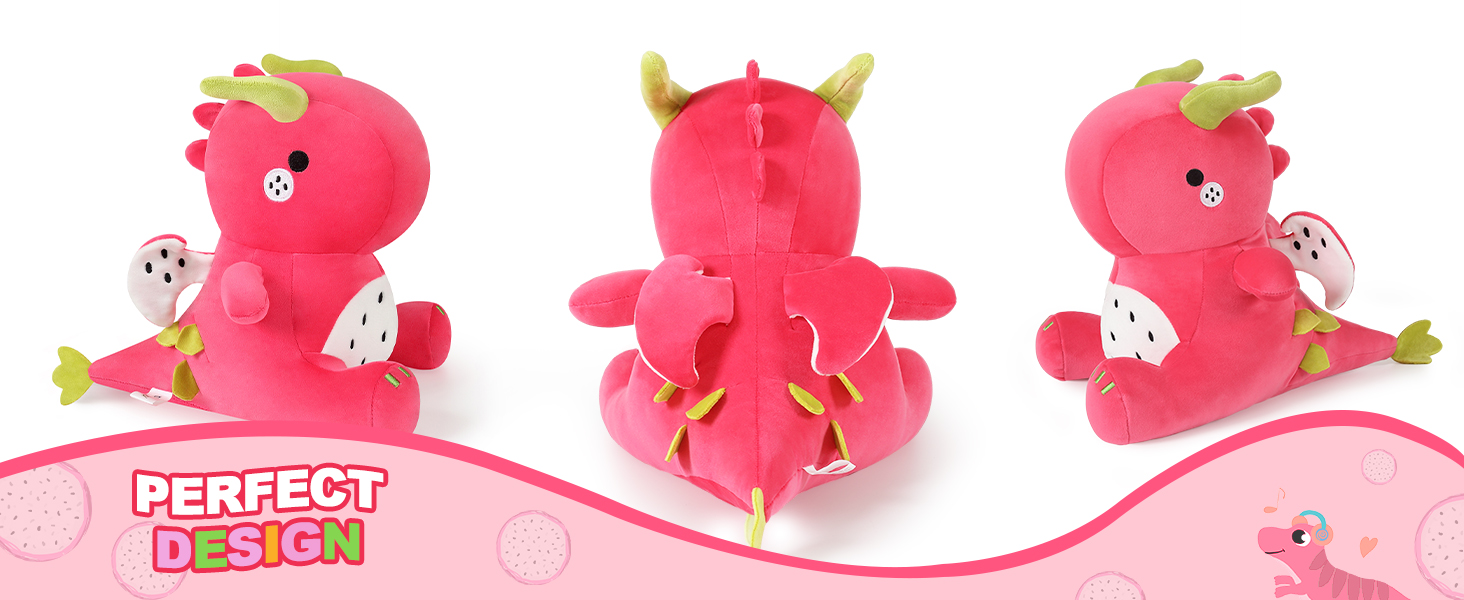 dragon fruit dinosaur plush