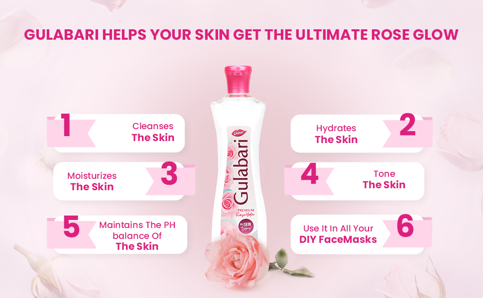 gulabari; toner; cleanser; rose water