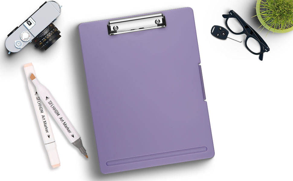 Clipboards with Storage, Plastic Storage Clipboard with Low Profile