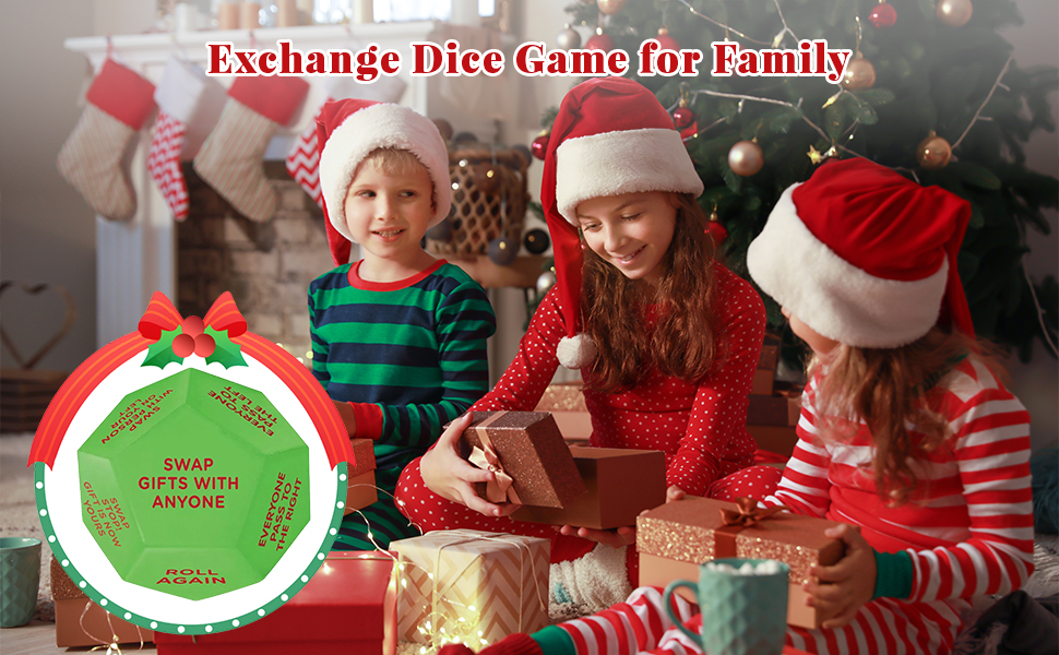 Santa Swap Gift Exchange Dice