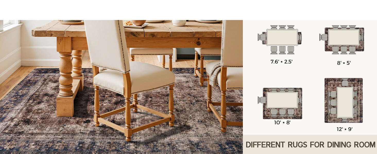 SIZE FOR DINING ROOM