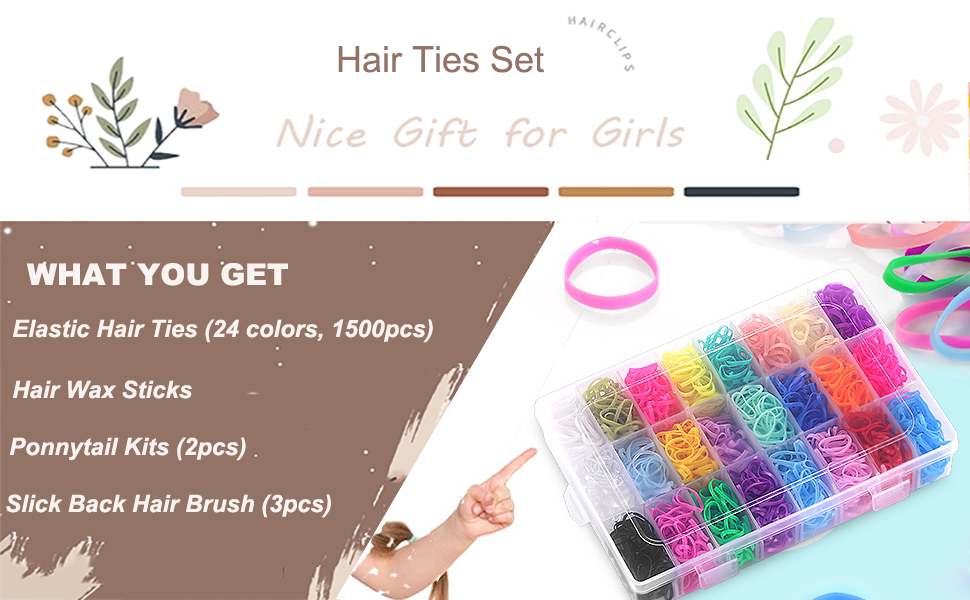 Hair Rubber Bands Set