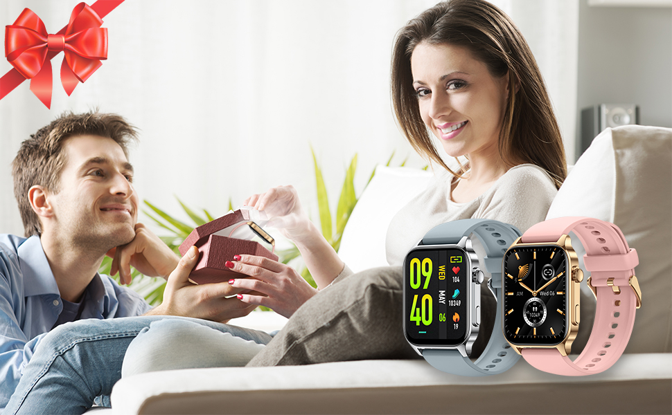 Smart Watches for Women,Fitness Tracker Smartwatch Android iPhone Waterproof Step Tracker