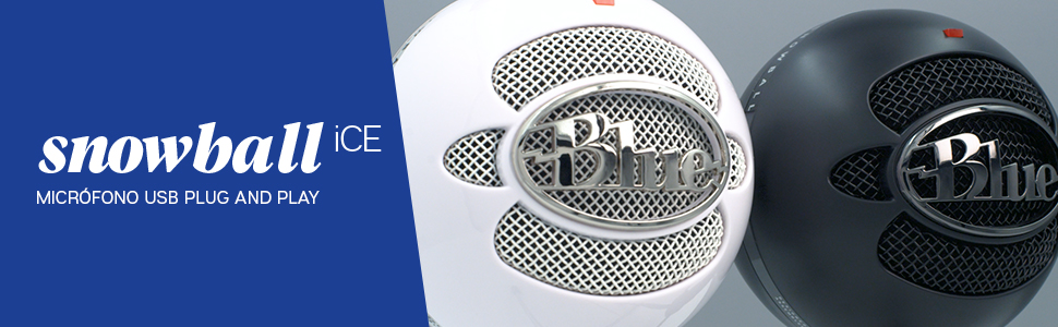 Snowball, Micrófono USB, Micrófono USB para Streaming, Micrófono para Streaming, Blue Microphones