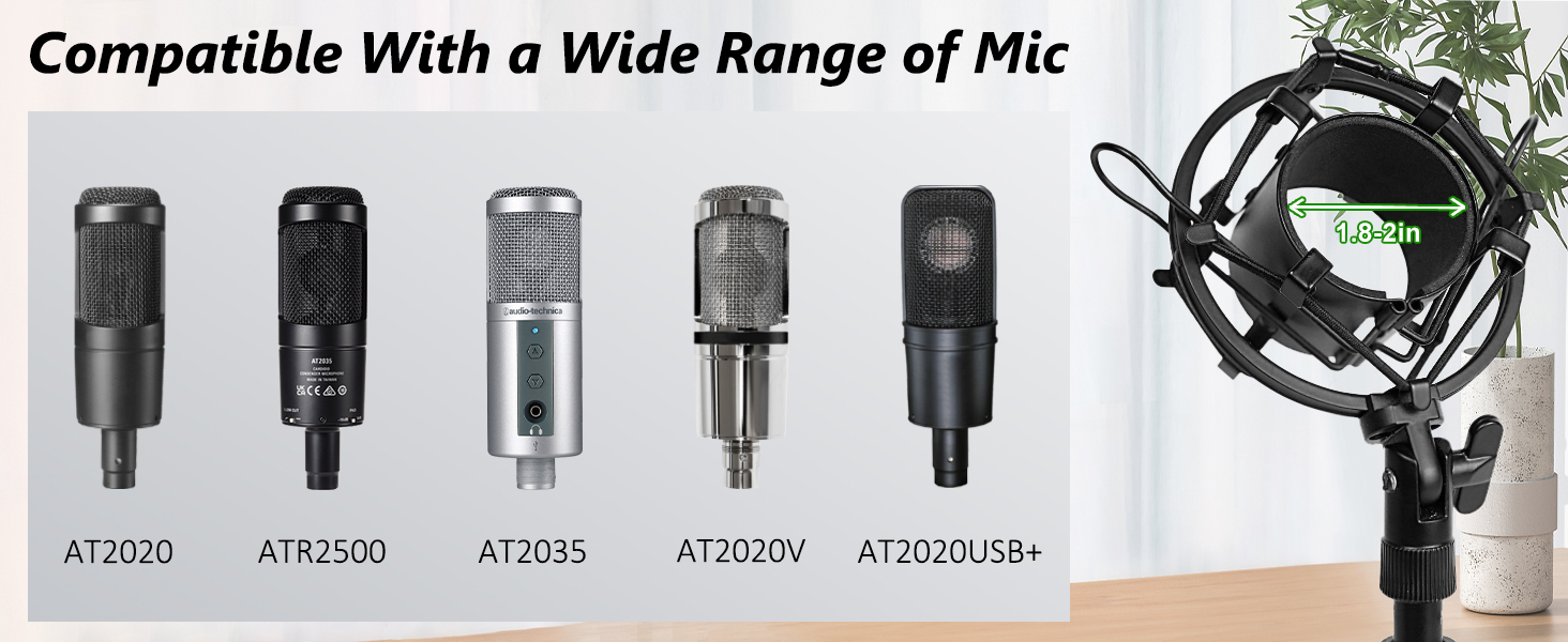  Audio Technica AT2020 mic stand