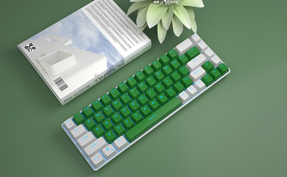 Portable 60 Mechanical Gaming Keyboard, MageGee MKBox LED