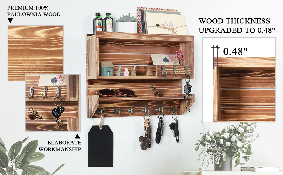 Innovation Key and Mail Holder for Wall, Key Mail Holder