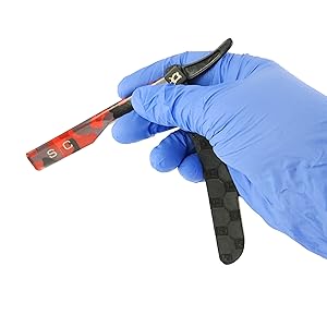 stylecraft deluxe line camo red mens shaving straight razor hair cut