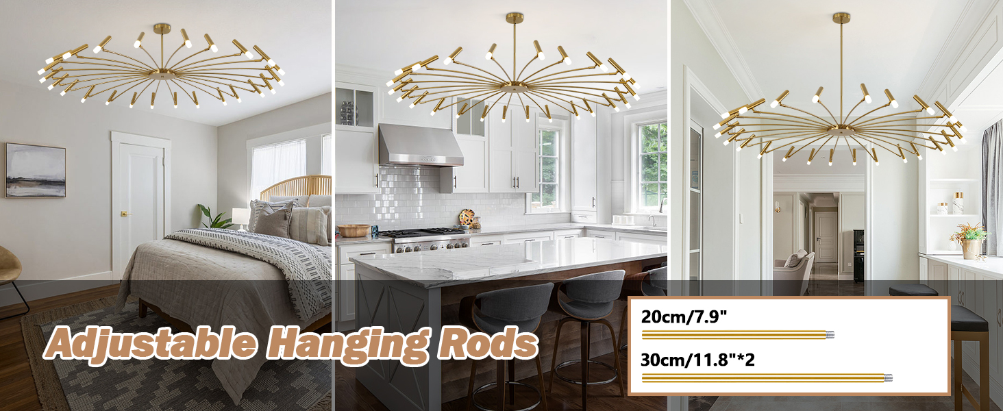 brass gold chandelier