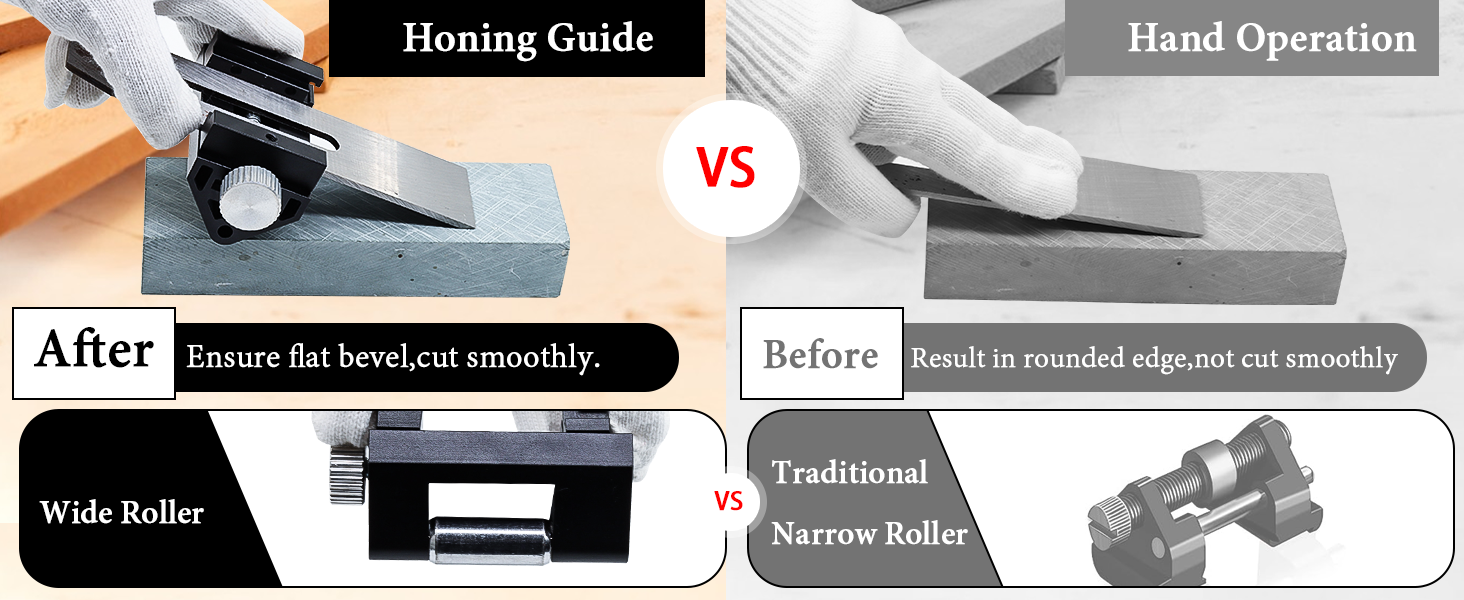 Upgraded Honing Guide for Chisels and Planes