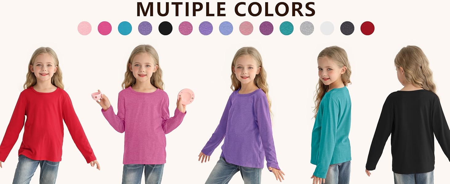 girls long sleeve shirts