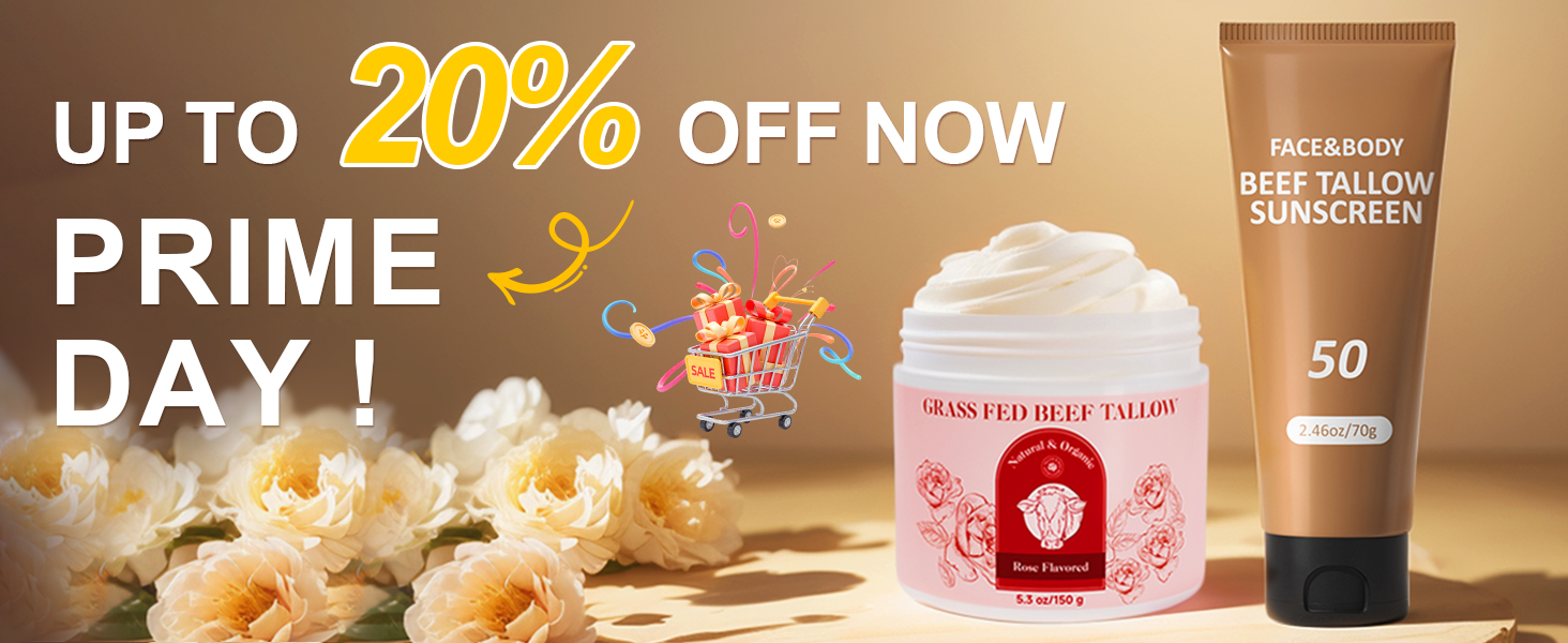 rose tallow cream and sunscreen