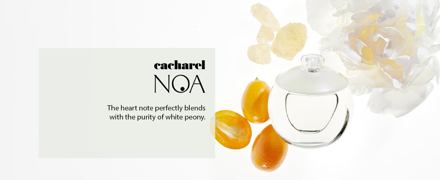 The heart note perfectly blends with the purity of white peony