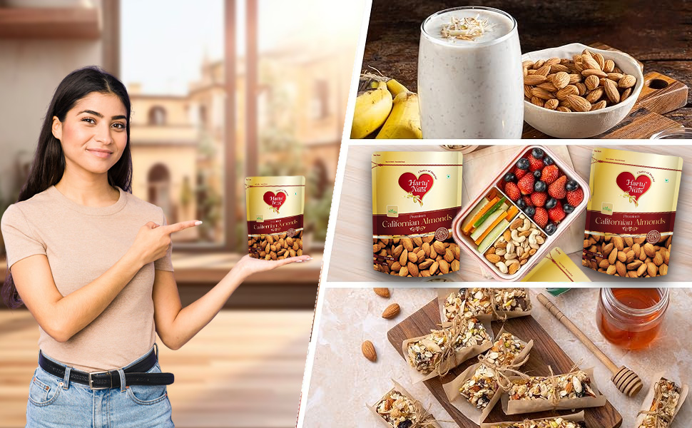 Harty Nuts Premium Californian Almonds SPN-MX9E8