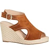 CITY CHIC Women's Wide Fit Mystic Wedge Sandal