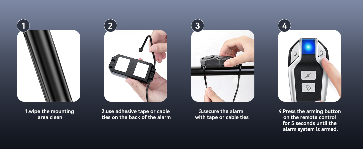 anti-theft bicycle alarm