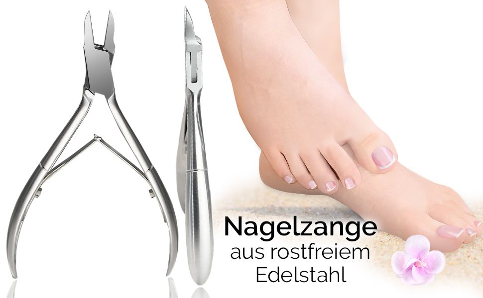 Nagelzange Eckenzange Nagelpflege Fußpflege Maniküre Pediküre