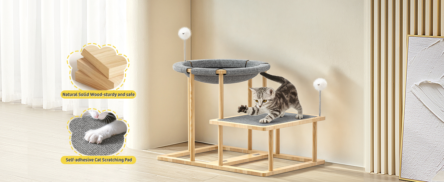 cat hammock, elevated cat bed