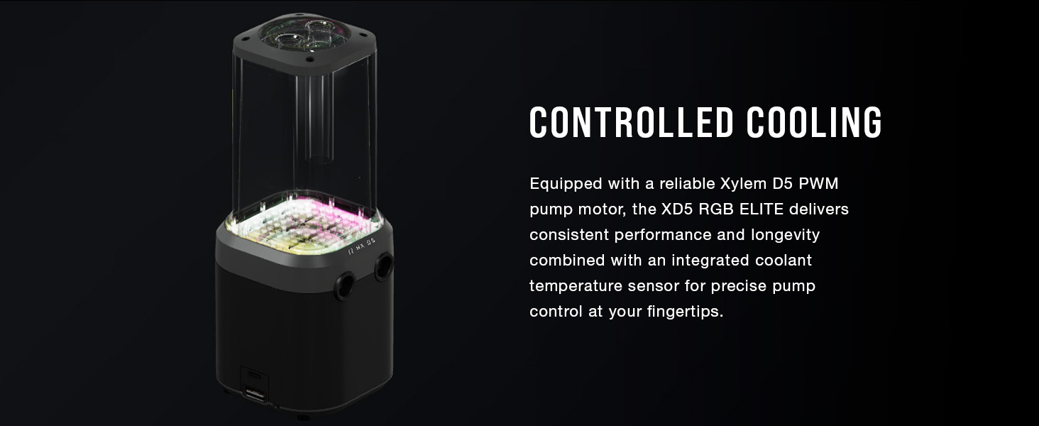 D5 pump reservoir, RGB water cooling pump, custom cooling pump