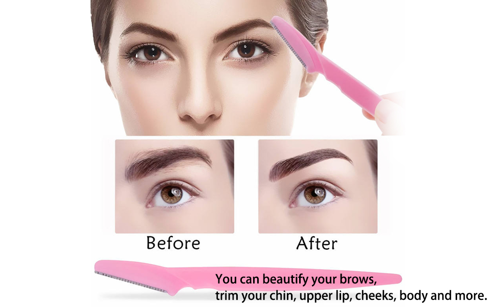 GoodTool Ladies Shaver, Eyebrow Tool & Face Trimmer, Eye Brows Trimmers, Eyebrow Shaver with