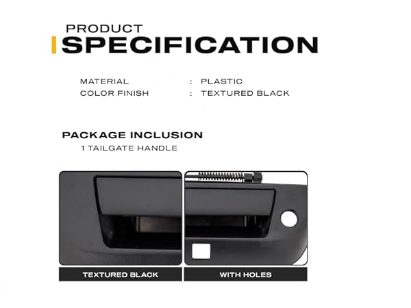 Amazon.com: For Nissan Titan XD 2016 2017 Tailgate Handle