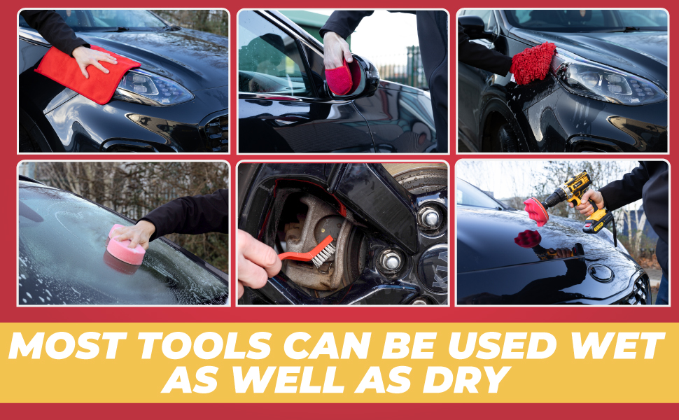 GADLANE Car Cleaning Kit 29 Piece Car Detailing Kit with Storage Bag