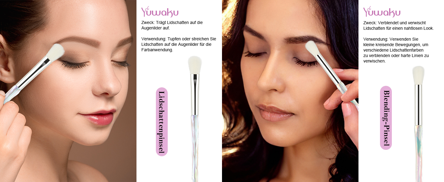 Kristall pinselset makeup Set