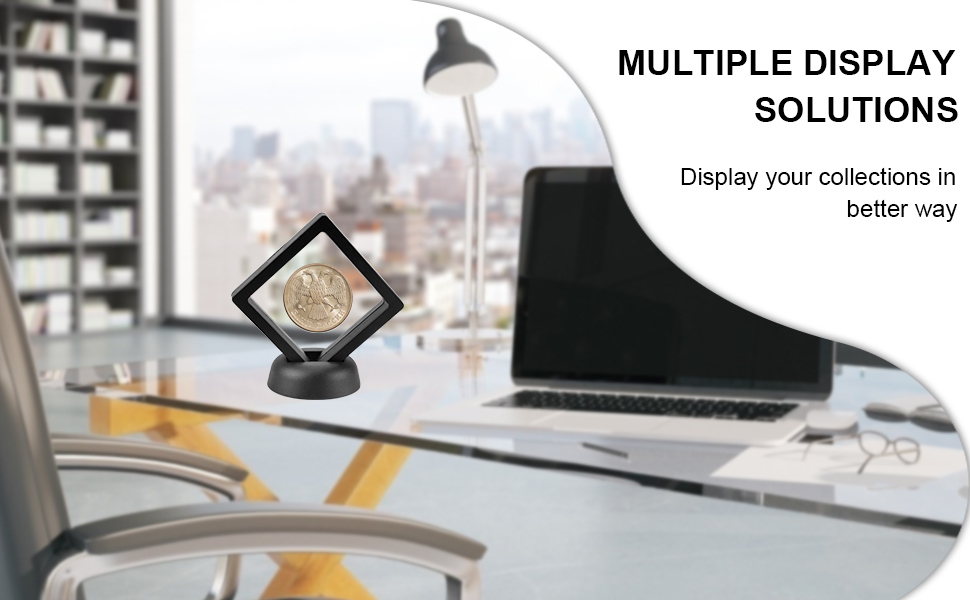 Coin Display Case, 3D Coin Display Stand, Jewelry Display