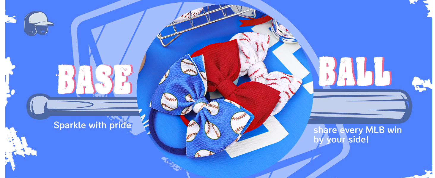 Baseball Softball Hair band for Toddlers