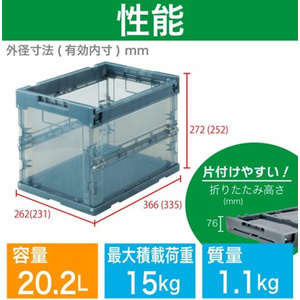 黒２０個TRUSCO　スケルコンオリコン50L 黒　【数量指定可能】 トラスコ中山 TRUSCO スケルコンオリコン20L(蓋付) 黒 TR-SC20