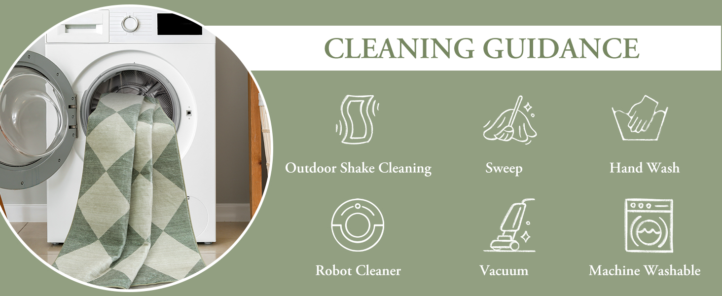 Beeiva Checkered Hallway Runner Rug 2x6, Washable Rug