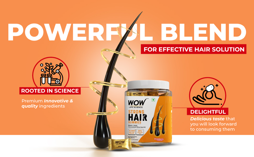 WOW Life Science Strong Hair Gummies