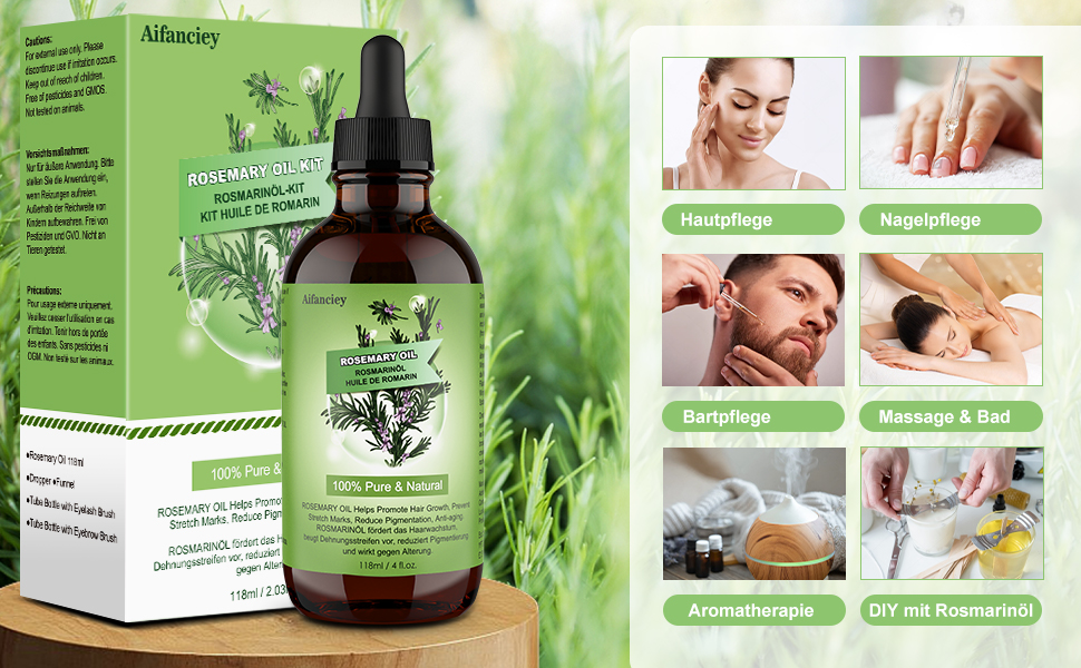 118 ml d'huile de romarin