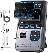 FNIRSI DSO-TC4 Handheld Oscilloscope, 10MHz Bandwidth 48MSa/s Sampling Rate Transistor Tester Dig...