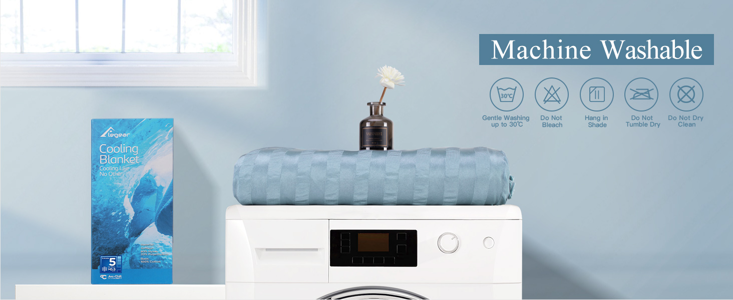 Elegear Revolutionary Cooling Blanket Twin, Absorbs Heat to Keep Body
